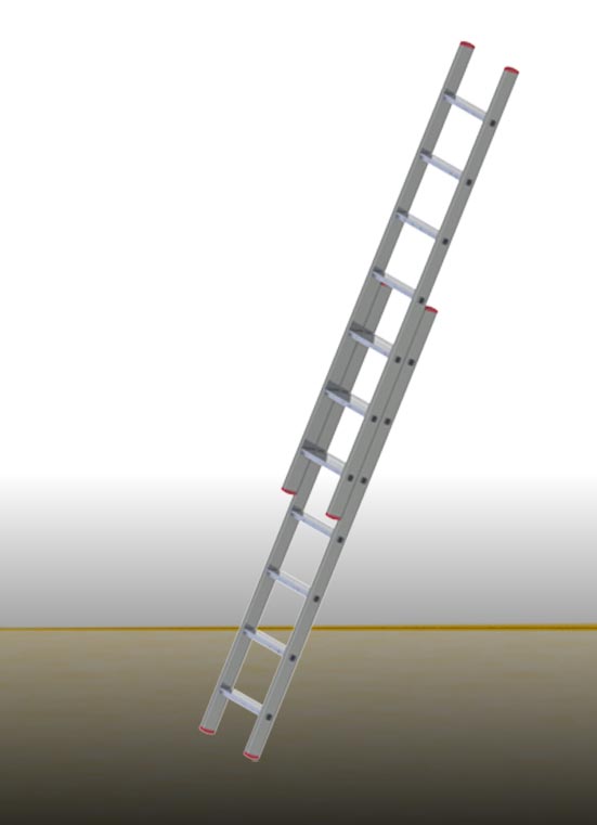Double Section Straight Ladder Supplier in Dubai